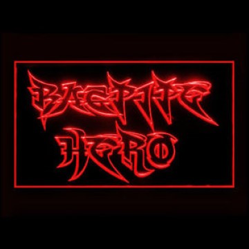 Bagpipe Hero LED Neon Sign